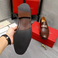 Cheap Salvatore Ferragamo Leather Shoes For Men #1380695 Replica Wholesale [$85.00 USD] [ITEM#1380695] on Replica Salvatore Ferragamo Leather Shoes