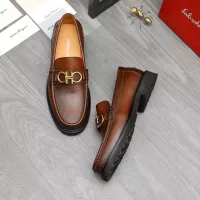 Cheap Salvatore Ferragamo Leather Shoes For Men #1380701 Replica Wholesale [$85.00 USD] [ITEM#1380701] on Replica Salvatore Ferragamo Leather Shoes