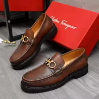 Cheap Salvatore Ferragamo Leather Shoes For Men #1380701 Replica Wholesale [$85.00 USD] [ITEM#1380701] on Replica Salvatore Ferragamo Leather Shoes