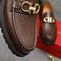 Cheap Salvatore Ferragamo Leather Shoes For Men #1380706 Replica Wholesale [$85.00 USD] [ITEM#1380706] on Replica Salvatore Ferragamo Leather Shoes