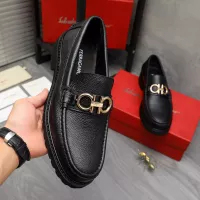 Cheap Salvatore Ferragamo Leather Shoes For Men #1380707 Replica Wholesale [$85.00 USD] [ITEM#1380707] on Replica Salvatore Ferragamo Leather Shoes