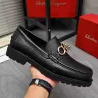 Cheap Salvatore Ferragamo Leather Shoes For Men #1380707 Replica Wholesale [$85.00 USD] [ITEM#1380707] on Replica Salvatore Ferragamo Leather Shoes