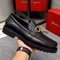 Cheap Salvatore Ferragamo Leather Shoes For Men #1380711 Replica Wholesale [$85.00 USD] [ITEM#1380711] on Replica Salvatore Ferragamo Leather Shoes