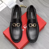 Cheap Salvatore Ferragamo Leather Shoes For Men #1380713 Replica Wholesale [$85.00 USD] [ITEM#1380713] on Replica Salvatore Ferragamo Leather Shoes