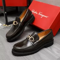 Cheap Salvatore Ferragamo Leather Shoes For Men #1380714 Replica Wholesale [$85.00 USD] [ITEM#1380714] on Replica Salvatore Ferragamo Leather Shoes