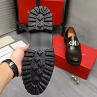 Cheap Salvatore Ferragamo Leather Shoes For Men #1380714 Replica Wholesale [$85.00 USD] [ITEM#1380714] on Replica Salvatore Ferragamo Leather Shoes