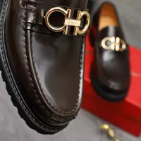 Cheap Salvatore Ferragamo Leather Shoes For Men #1380714 Replica Wholesale [$85.00 USD] [ITEM#1380714] on Replica Salvatore Ferragamo Leather Shoes