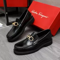 Cheap Salvatore Ferragamo Leather Shoes For Men #1380715 Replica Wholesale [$85.00 USD] [ITEM#1380715] on Replica Salvatore Ferragamo Leather Shoes