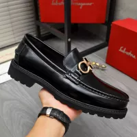 Cheap Salvatore Ferragamo Leather Shoes For Men #1380715 Replica Wholesale [$85.00 USD] [ITEM#1380715] on Replica Salvatore Ferragamo Leather Shoes