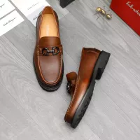 Cheap Salvatore Ferragamo Leather Shoes For Men #1380721 Replica Wholesale [$85.00 USD] [ITEM#1380721] on Replica Salvatore Ferragamo Leather Shoes