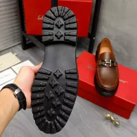 Cheap Salvatore Ferragamo Leather Shoes For Men #1380721 Replica Wholesale [$85.00 USD] [ITEM#1380721] on Replica Salvatore Ferragamo Leather Shoes