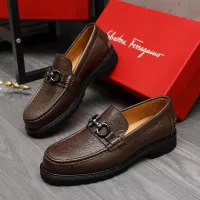 Cheap Salvatore Ferragamo Leather Shoes For Men #1380722 Replica Wholesale [$85.00 USD] [ITEM#1380722] on Replica Salvatore Ferragamo Leather Shoes
