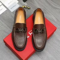 Cheap Salvatore Ferragamo Leather Shoes For Men #1380722 Replica Wholesale [$85.00 USD] [ITEM#1380722] on Replica Salvatore Ferragamo Leather Shoes