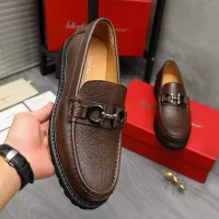 Cheap Salvatore Ferragamo Leather Shoes For Men #1380722 Replica Wholesale [$85.00 USD] [ITEM#1380722] on Replica Salvatore Ferragamo Leather Shoes