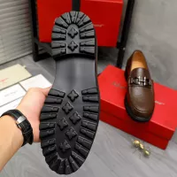 Cheap Salvatore Ferragamo Leather Shoes For Men #1380722 Replica Wholesale [$85.00 USD] [ITEM#1380722] on Replica Salvatore Ferragamo Leather Shoes