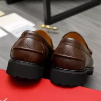 Cheap Salvatore Ferragamo Leather Shoes For Men #1380722 Replica Wholesale [$85.00 USD] [ITEM#1380722] on Replica Salvatore Ferragamo Leather Shoes
