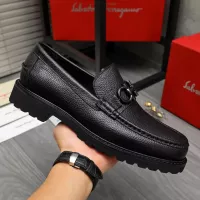 Cheap Salvatore Ferragamo Leather Shoes For Men #1380723 Replica Wholesale [$85.00 USD] [ITEM#1380723] on Replica Salvatore Ferragamo Leather Shoes