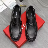 Cheap Salvatore Ferragamo Leather Shoes For Men #1380724 Replica Wholesale [$85.00 USD] [ITEM#1380724] on Replica Salvatore Ferragamo Leather Shoes