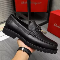 Cheap Salvatore Ferragamo Leather Shoes For Men #1380724 Replica Wholesale [$85.00 USD] [ITEM#1380724] on Replica Salvatore Ferragamo Leather Shoes