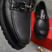 Cheap Salvatore Ferragamo Leather Shoes For Men #1380724 Replica Wholesale [$85.00 USD] [ITEM#1380724] on Replica Salvatore Ferragamo Leather Shoes
