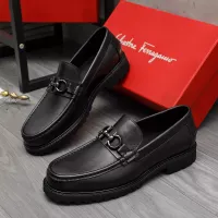 Cheap Salvatore Ferragamo Leather Shoes For Men #1380725 Replica Wholesale [$85.00 USD] [ITEM#1380725] on Replica Salvatore Ferragamo Leather Shoes