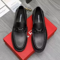 Cheap Salvatore Ferragamo Leather Shoes For Men #1380725 Replica Wholesale [$85.00 USD] [ITEM#1380725] on Replica Salvatore Ferragamo Leather Shoes