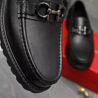 Cheap Salvatore Ferragamo Leather Shoes For Men #1380725 Replica Wholesale [$85.00 USD] [ITEM#1380725] on Replica Salvatore Ferragamo Leather Shoes
