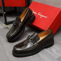 Cheap Salvatore Ferragamo Leather Shoes For Men #1380726 Replica Wholesale [$85.00 USD] [ITEM#1380726] on Replica Salvatore Ferragamo Leather Shoes