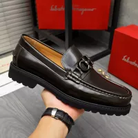 Cheap Salvatore Ferragamo Leather Shoes For Men #1380726 Replica Wholesale [$85.00 USD] [ITEM#1380726] on Replica Salvatore Ferragamo Leather Shoes