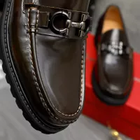 Cheap Salvatore Ferragamo Leather Shoes For Men #1380726 Replica Wholesale [$85.00 USD] [ITEM#1380726] on Replica Salvatore Ferragamo Leather Shoes