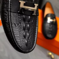 Cheap Hermes Leather Shoes For Men #1380728 Replica Wholesale [$76.00 USD] [ITEM#1380728] on Replica Hermes Leather Shoes
