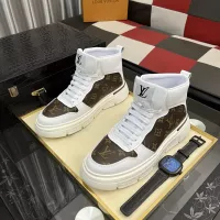 Cheap Louis Vuitton High Tops Shoes For Men #1380798 Replica Wholesale [$82.00 USD] [ITEM#1380798] on Replica Louis Vuitton High Tops Shoes