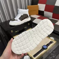 Cheap Louis Vuitton High Tops Shoes For Men #1380798 Replica Wholesale [$82.00 USD] [ITEM#1380798] on Replica Louis Vuitton High Tops Shoes
