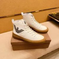 Cheap Armani High Tops Shoes For Men #1380893 Replica Wholesale [$82.00 USD] [ITEM#1380893] on Replica Armani High Tops Shoes