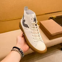 Cheap Armani High Tops Shoes For Men #1380893 Replica Wholesale [$82.00 USD] [ITEM#1380893] on Replica Armani High Tops Shoes