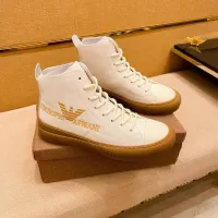 Cheap Armani High Tops Shoes For Men #1380895 Replica Wholesale [$85.00 USD] [ITEM#1380895] on Replica Armani High Tops Shoes