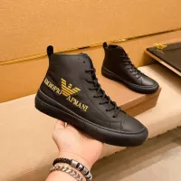 Cheap Armani High Tops Shoes For Men #1380896 Replica Wholesale [$85.00 USD] [ITEM#1380896] on Replica Armani High Tops Shoes