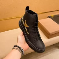 Cheap Armani High Tops Shoes For Men #1380896 Replica Wholesale [$85.00 USD] [ITEM#1380896] on Replica Armani High Tops Shoes