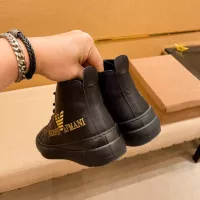 Cheap Armani High Tops Shoes For Men #1380896 Replica Wholesale [$85.00 USD] [ITEM#1380896] on Replica Armani High Tops Shoes