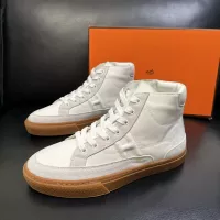 Cheap Hermes High Tops Shoes For Men #1380916 Replica Wholesale [$132.00 USD] [ITEM#1380916] on Replica Hermes High Tops Shoes