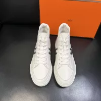 Cheap Hermes High Tops Shoes For Men #1380917 Replica Wholesale [$132.00 USD] [ITEM#1380917] on Replica Hermes High Tops Shoes