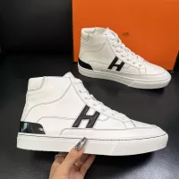 Cheap Hermes High Tops Shoes For Men #1380918 Replica Wholesale [$132.00 USD] [ITEM#1380918] on Replica Hermes High Tops Shoes