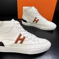 Cheap Hermes High Tops Shoes For Men #1380919 Replica Wholesale [$132.00 USD] [ITEM#1380919] on Replica Hermes High Tops Shoes