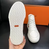 Cheap Hermes High Tops Shoes For Men #1380919 Replica Wholesale [$132.00 USD] [ITEM#1380919] on Replica Hermes High Tops Shoes