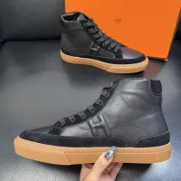 Cheap Hermes High Tops Shoes For Men #1380920 Replica Wholesale [$132.00 USD] [ITEM#1380920] on Replica Hermes High Tops Shoes