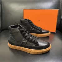Cheap Hermes High Tops Shoes For Men #1380920 Replica Wholesale [$132.00 USD] [ITEM#1380920] on Replica Hermes High Tops Shoes