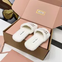 Cheap MIU MIU Slippers For Women #1381059 Replica Wholesale [$88.00 USD] [ITEM#1381059] on Replica MIU MIU Slippers
