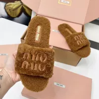 Cheap MIU MIU Slippers For Women #1381061 Replica Wholesale [$88.00 USD] [ITEM#1381061] on Replica MIU MIU Slippers