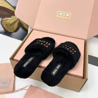 Cheap MIU MIU Slippers For Women #1381065 Replica Wholesale [$88.00 USD] [ITEM#1381065] on Replica MIU MIU Slippers