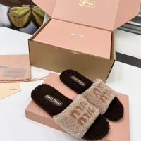Cheap MIU MIU Slippers For Women #1381068 Replica Wholesale [$88.00 USD] [ITEM#1381068] on Replica MIU MIU Slippers